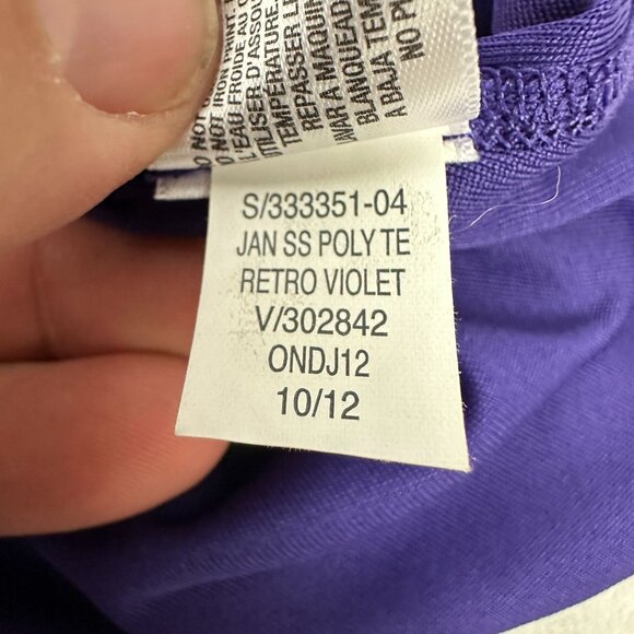 Old Navy Active Womens Short Sleeve Performance T-Shirt Retro Violet Size L - Picture 5 of 6